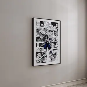 [Sale Up To 40%] Obanai Iguro Manga Poster, Demon Slayer Anime Wall Art, Curated Manga Panels Print, Dark Anime Room Decor, Gift for Anime Fans