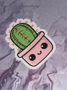 Kawaii Potted Plant Stickers - Add A Touch Of Charm To Your Space With These Adorable Plant Decals