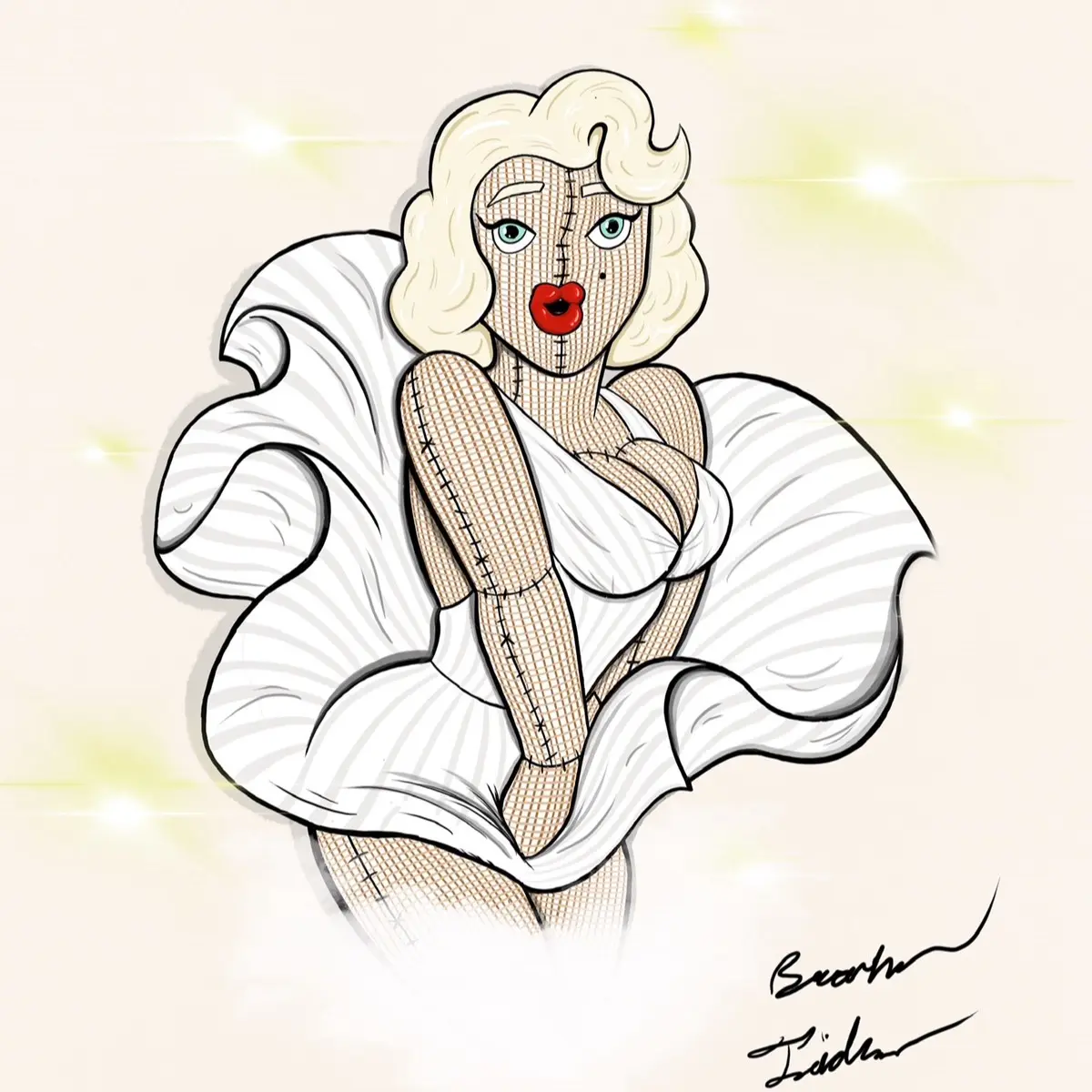 Marilyn Pinup Print