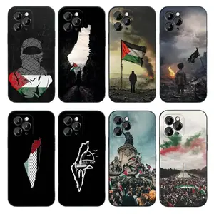 P-Palestine-es-F-Flag MAP Phone Case For iPhone 17 Promax 17E 16 15 14 13 12 11 Pro Max Plus Air & Samsung Galaxy S26 S25 S24 S23 S22 S21 FE Ultra Plus Anti-Fall shockproof protection Soft silicone Back Cover