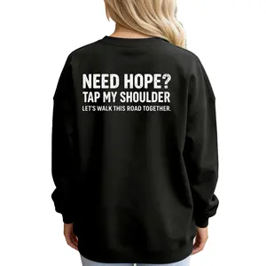 Tap My Shoulder: Walk Through Tough Times Together with This Hope-Inspiring Sweatshirt