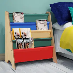Yescom Sling Bookshelf Book Storage Display Holder