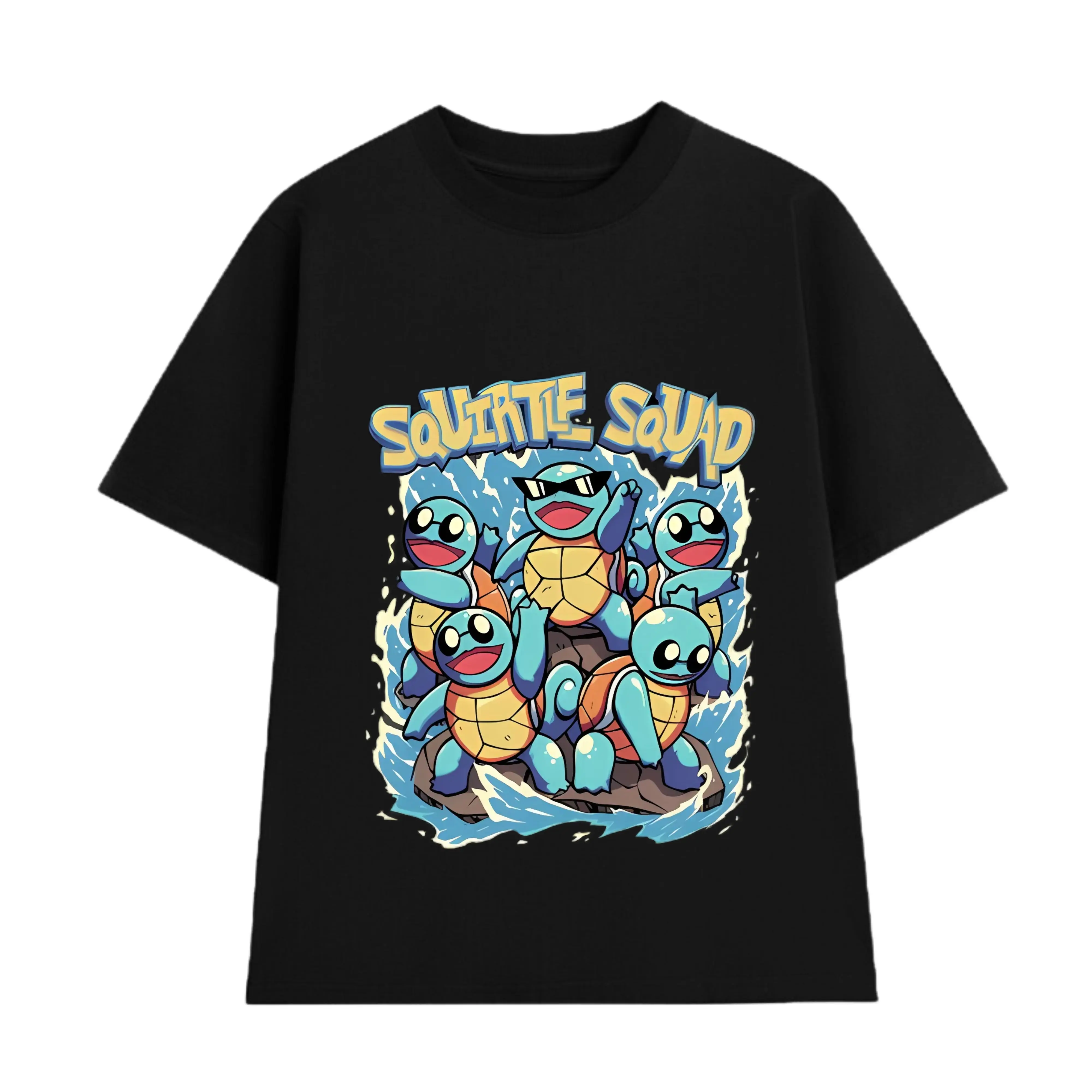 Squirtle Squad Vintage T-Shirt, Squirtle Shirt, Pokemon Shirt, Anime Shirts, Gift for friends, Gift for anime fan, for men and women