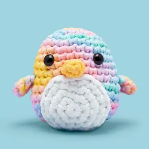 Pastel Penguin Crochet Kit