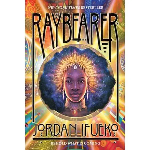 Raybearer - Jordan Ifueko Fantasy Book, Trade Paperback Children's Literature & Art Book with Breathtaking Prose, 8.2" h x 5.4" l x 1" w, Fiction Book