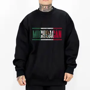 Michoacan Original Chicano Clothing Mexican Clothes Lowrider Oversized Graphic Tee Medium Heavy Sweatshirt Hoodie for Men & Women MX1