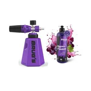 Brug's Pro Foam Cannon V2 Soap Combo - Foam Cannon for Pressure Washer – Snow Foam Car Wash Soap Kit