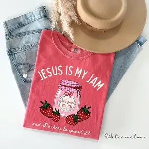 Jesus Is My Jam, Christian Shirt, Comfort Colors Christian Gift,JESUS Christ Shirt,Gift For Christian,Funny Jesus Shirt, Christian MOM tee
