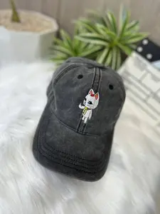 Dandadan Embroided Hat, Turbo Granny Embroided Hat, Anime Hat
