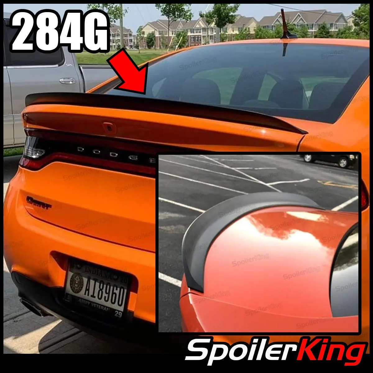 Honda Civic 2dr 2001-2005 Duckbill Trunk Spoiler (284G)