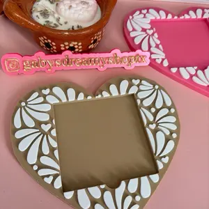 Mexican Talavera Sticky Note Desk Holder, Desk Decor, Office Decor, Mexicana,