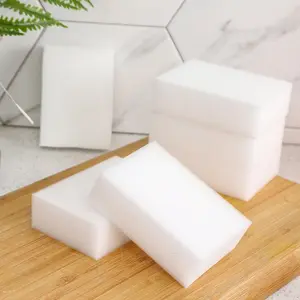 6-Piece Magic Sponge Eraser Foam Cleaning Pads Wipe Lightweight, Multi-Functional Household Home Kitchen Dishwashing Sponges for Furniture, Bathroom, Bathtub, Sink, Floor, Wall