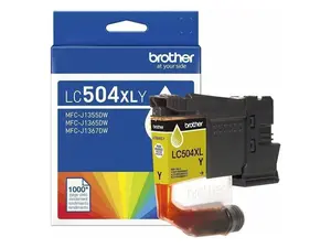 Brother LC504XLY Original High Yield Inkjet Ink Cartridge Single Pack Yellow 1 Pack