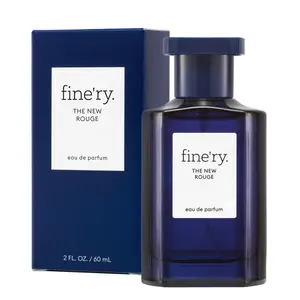 fine'ry. The New Rouge Perfume Bundle Set, Lavish Beauty Products - 60ml EDP Perfume with Golden Saffron & Amber Resin + 7oz Scented Candle