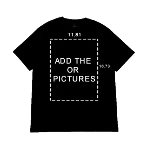 Custom T - Shirts: 240g Cotton Black & White Basics, Photo - Real Prints, Unisex Short Sleeves | Gift for Him & Her