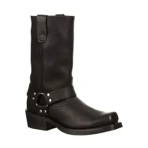 Durango Men's Black Western Boot DB510 Round Toe Full Grain Leather Winter Style with Steel Shank & Cushion Flex Insole