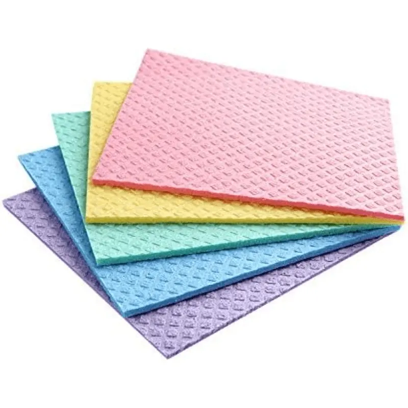 5pcs/set, Cleaning Cloths, Absorbent Wipes for Cleaning Kitchen, Dishes And Car Dishcloths Hand Towels, Dish Towels Rags, random colors
