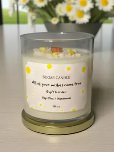 Daisy Flower Candle – floral scented candle & gift for any occasion