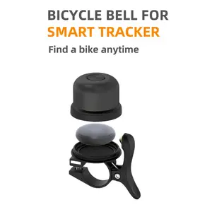 Never Lose Your Ride: 2-in-1 Tracking Bell + Global Locator Anti-Theft Tracking Bell with Global Locator - Smart Bike Accessory for City Commuters, Kids' Bikes & Backpack Security
