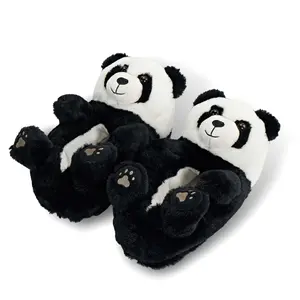 Tofu the Panda Fuzzy Slippers