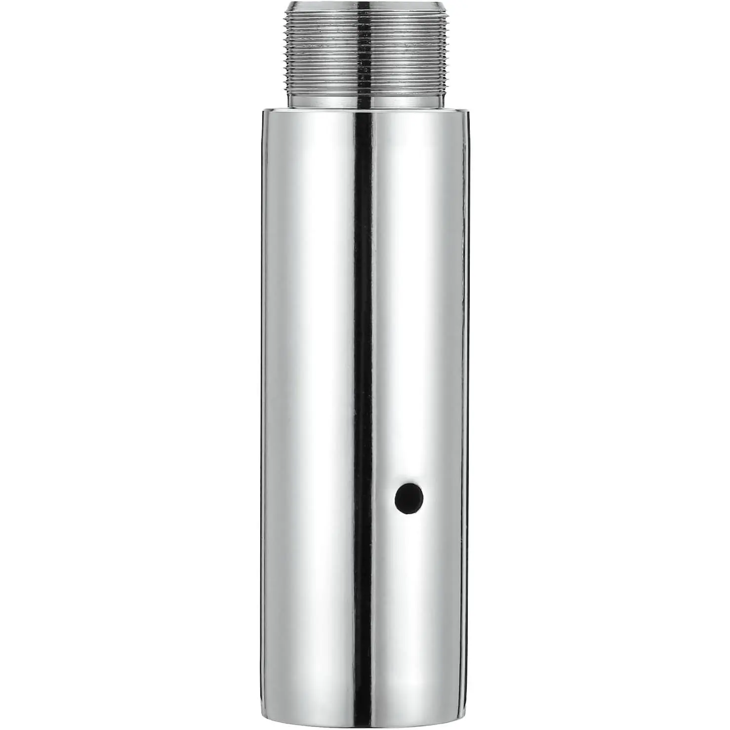 Pole Extension for 45mm Dance Pole, Extending Tube Adjustable Professional Portable Removable Replacement, 5" & Silver & Stainless Steel -Fit for(Connect Dancing Pole Stripper)