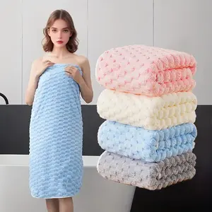 Solid Color Bath Towel, 4 Counts/set Soft Microfiber Bath Towel, Quick-drying & Absorbent Bath Towel for Gym, Spa, Travel & Home Use