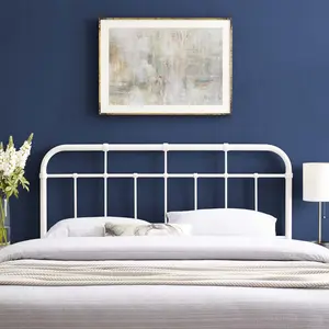 Modway Alessia Full Metal Headboard in White