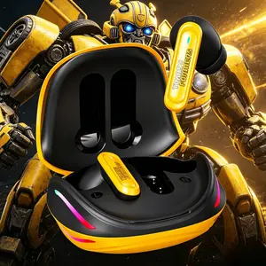 TRANSFORMERS TWS Noise Cancelling In-Ear Headphones, Bluetooth 6.0 Wireless Earbuds with ENC, 40ms Low Latency for Gaming, Hi-Fi Audio Deep Bass, 24H Playtime Chargeable Case Fast Charging, Sweatproof Voice Control for iPhone Android