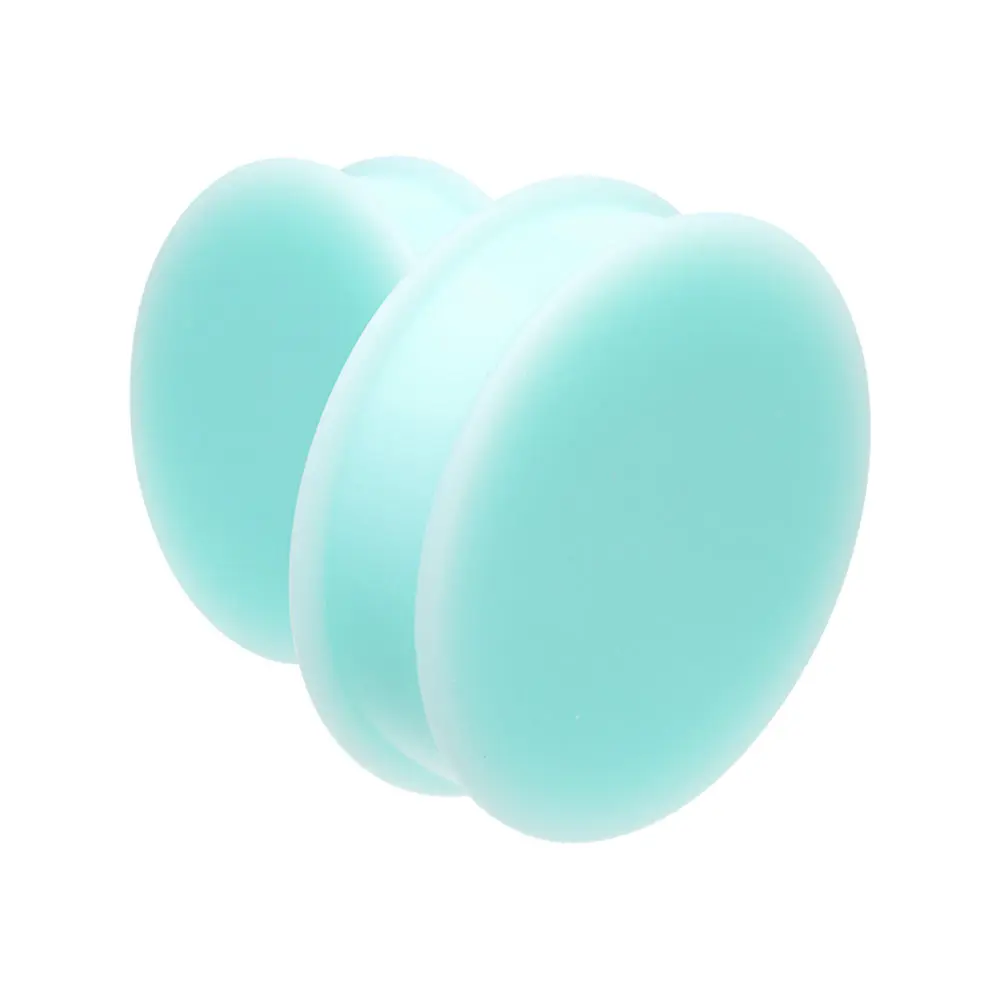 Large Gauge Silicone Double Flared Plug Gauges - Pair