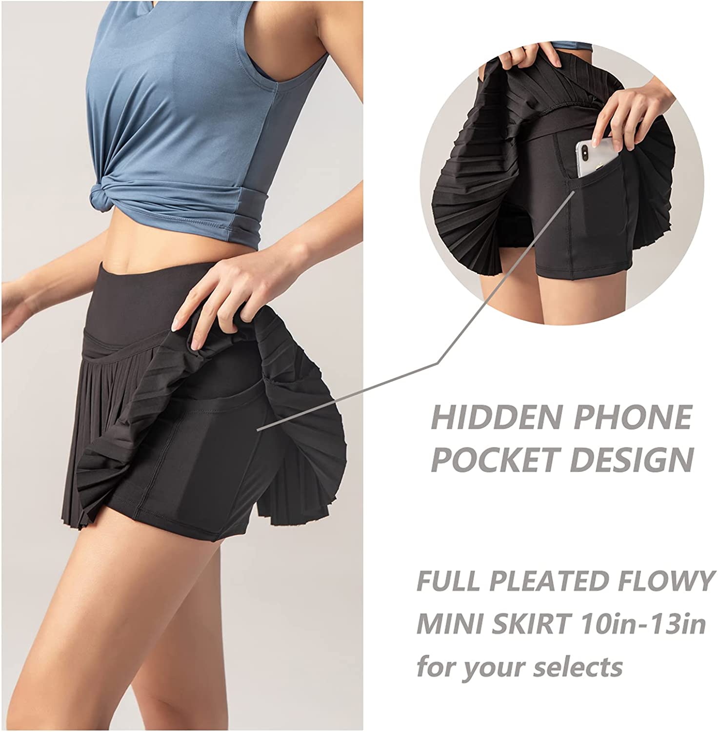 Tennis Golf Athletic Skorts