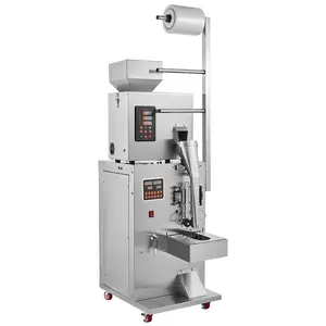 VEVOR Automatic Particle Packaging Machine, TikTokShopBlackFriday, 0.002-0.22lbs/1-100g, Multi-Function Pouch Powder Sachet Weighting Filling Packing Machine, Powder Filler Machine for Tea Seeds Grains Flour Beans Glitter