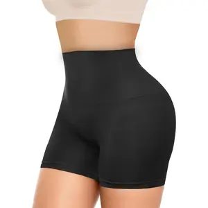 Women's Seamless Light Panties - Tummy Control Shapewear Boyshorts, Anti-Chafing Smooth Slip Shorts for Under Dresses