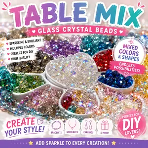 DiySoSo Table Treasures galss beads MIX (Live only)