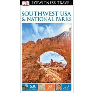 USED Book - DK Eyewitness Travel Guide Southwest USA and National Parks by DK Eyewitness (Paperback) - english