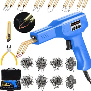 Plastic Welding Machine Car Bumper Repair Kit, Hot Staple Gun Plastic Welder & 3 Types Staples: Flat, Outside Corner, Inside Corner torch high output gifts for husbands accessories self igniter iron tip reflow soldering solar mask flame tungsten needle