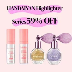 Shimmering Highlighter Powder Spray - Long-Lasting Waterproof Glitter Makeup for Face, Body, Hair - Sparkling High Gloss Cosmetic for Party, Daily Wear