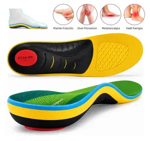 Heavy Duty Plantar Fasciitis Orthotics Insoles, 220+lbs Arch Support Inserts for Pain Relief, Flat Feet Inserts with Shock Absorption