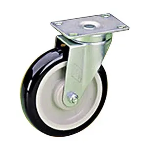 212 MAIN Regaugel Ride Lockable Swivel Furniture Moving Wheels - Dark Blue, Heavy Duty, Polyurethane, Bolt Mount, Furniture Moving Wheel, Lockable Wheels