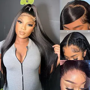 [28" Only $139] Ashimary 13x4 Lace Front Wig Straight Wig Pre Plucked Lace Frontal Human Hair Wig For Black Women