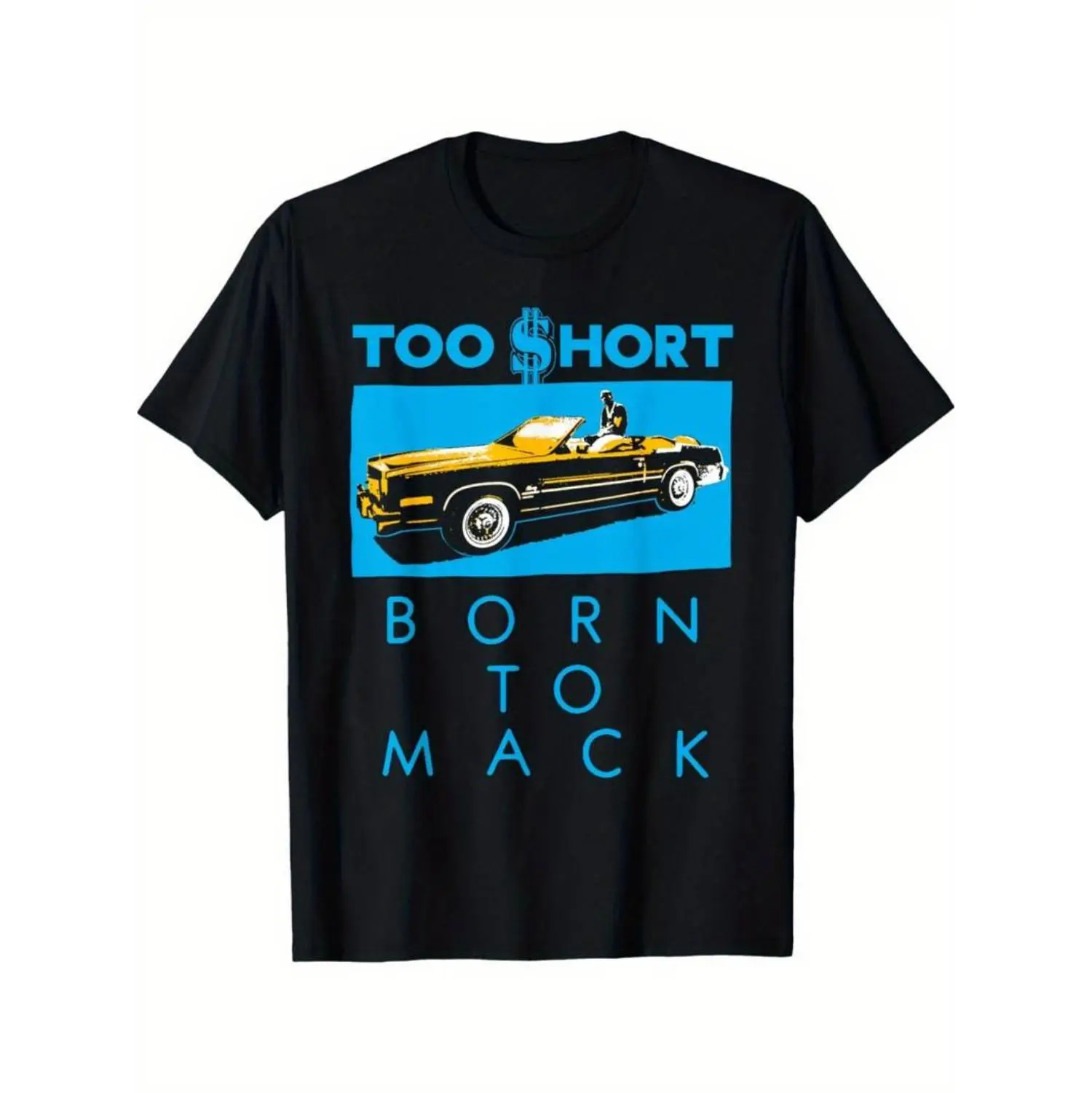 Golf Gift T-Shirt For Men And Women Born To Mack Hi Contrast T-Shirt Design For Urban Fashion Enthusiasts