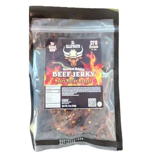 El Californio Gourmet Jerky Death Valley Reaper 3oz Beef Jerky with 27g Protein No Added MSG