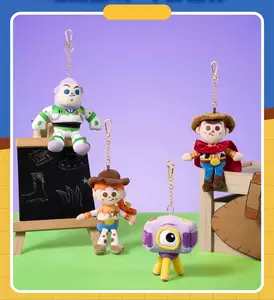 Disney Toy Story Plush Keychain Pendant,Cute Chibi Woody Jessie Buzz Lightyear Plushies, Kawaii Mini Stuffed Animal Bag Charm, Aesthetic Backpack Accessory Gifts for Girls & Disney Fans,Birthday Gift Holiday Gift summerwins