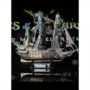 DIY 3D Metal Models, Puzzle 3D Model Assembly, Art Decorations, Birthday Gifts, Christmas Gifts, Holiday Presents,Product Introduction: Classic Batmobile Difficulty Level (lv: 1-10): lv3 Requires tools and self-assembly