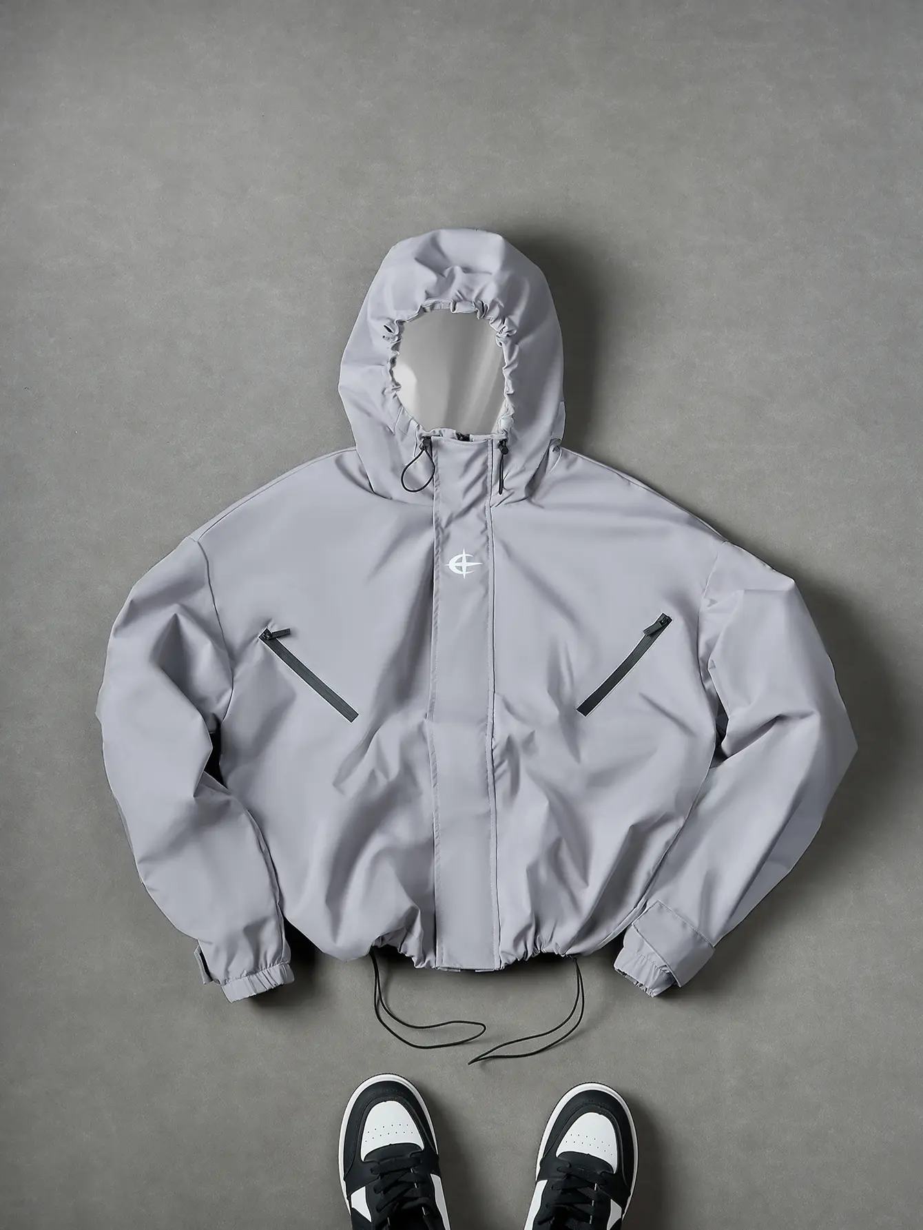 Men’s New Spring-Autumn Athletic Polyester Pull-On Hooded Aviator Jacket, Adjustable Hat Drawstring, Pockets, Quick-Dry Windproof Wear-Resistant Breathable Fabric, Machine Washable - Suitable for Hiking, Climbing, Hoodie