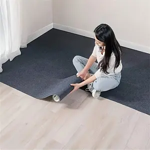DIY Non-Slip Adhesive Carpet Roll, 40cmx200cm, Cuttable & Reusable, Ideal for Stairs & Hallways, Durable Flooring Solution