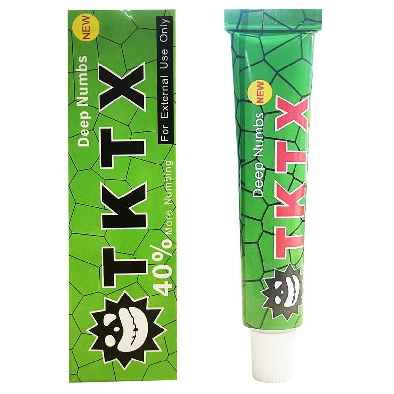 TKTX Tattoo External Cream, Relief Cream for Tattoos, Waxing, Microneedling, Lecithin External Cream(10g) Cosmetic.