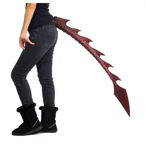 Dragon Tail - 40" - Red/Black - Costume Accessory - Unisex - Child Teen Adult