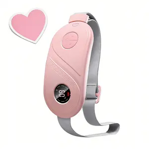 Rechargeable Electric Waist & Belly Warmer Belt Heated Wrap | 3 Heat Levels, 4 Massage Modes | Portable Body Care | Ideal Summer & Fall Gift