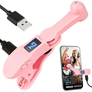 ​ Auto Tapper for Smartphone Apps Rapid Fire Tap Simulator Programmable Tapping Gadget for Games Live Streaming Likes Reward Tasks iOS Android Gift for Gamers Pink ​    Selfie Cellphone Pink Wired Gaming Controller Console Christmas gifts