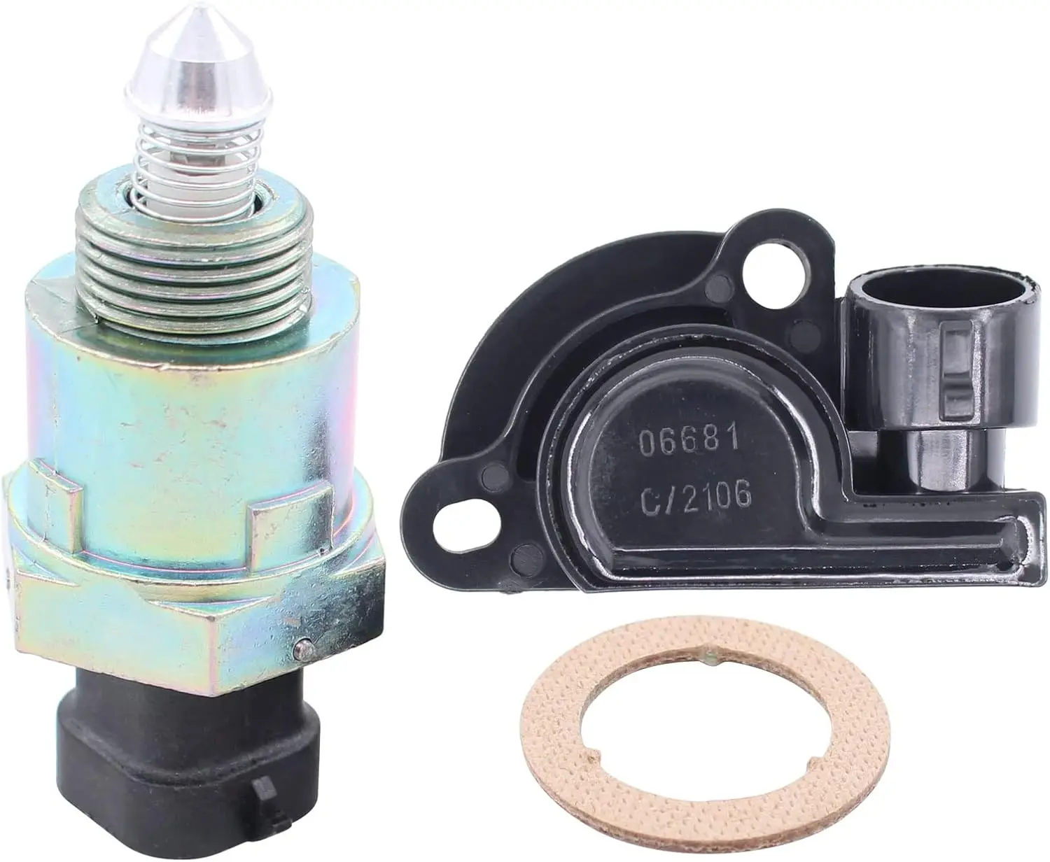 TPS Throttle Position Sensor and IAC Idle Air Control Valve | for Chevrolet GMC S10 Blazer C1500 C2500 C3500 K1500 K2500 K3500 P3500 Camaro Caprice Sonoma Yukon Jimmy 1991-1995